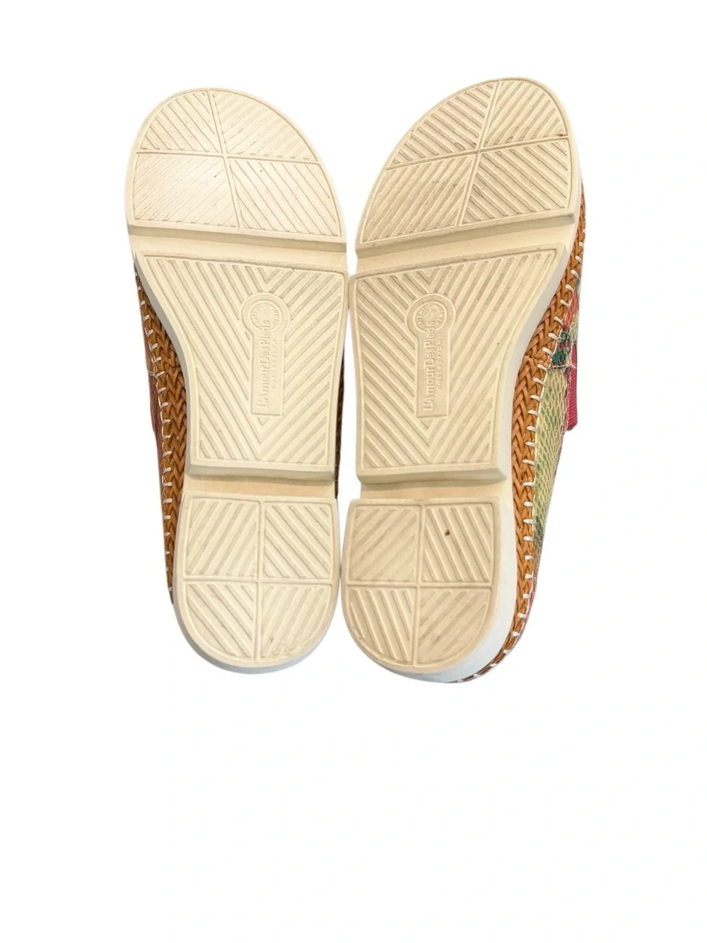 L’Amour Des Pieds Stazzema  Floral Perforated Espadrille Slip-On Shoes Flats